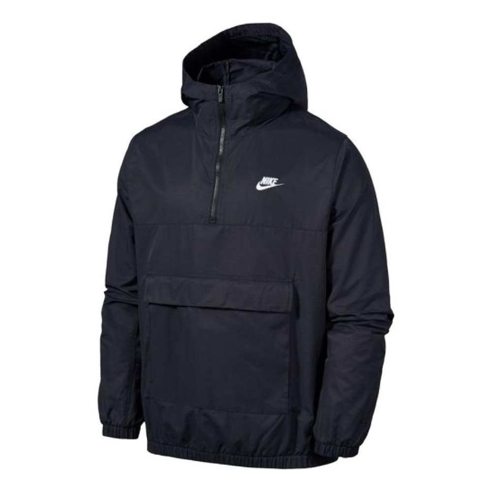 Nike Unisex Black Hooded Jacket